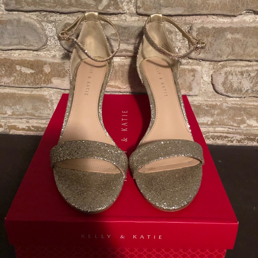Gold Prom Heels - Picture 2 of 2